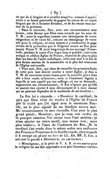 L'ami de la religion et du roi journal ecclesiastique, politique et litteraire