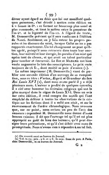 L'ami de la religion et du roi journal ecclesiastique, politique et litteraire