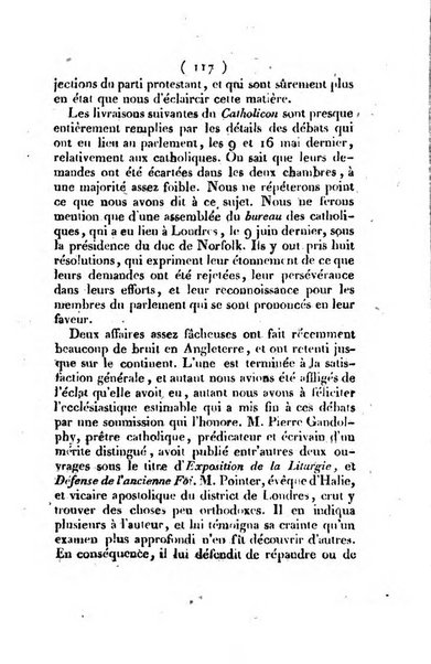 L'ami de la religion et du roi journal ecclesiastique, politique et litteraire