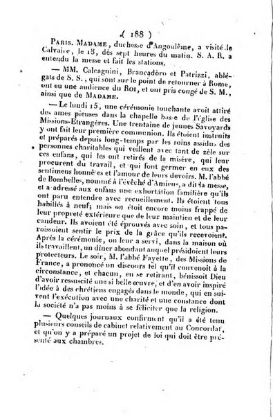 L'ami de la religion et du roi journal ecclesiastique, politique et litteraire