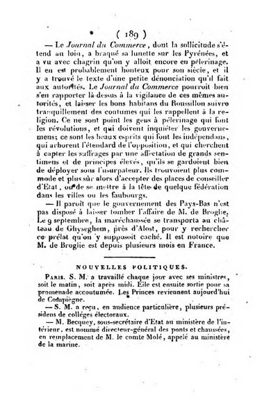 L'ami de la religion et du roi journal ecclesiastique, politique et litteraire