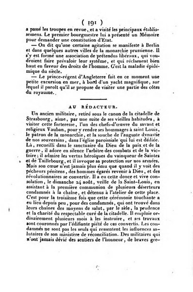 L'ami de la religion et du roi journal ecclesiastique, politique et litteraire