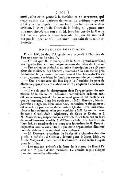 L'ami de la religion et du roi journal ecclesiastique, politique et litteraire