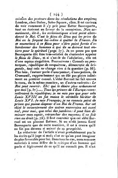 L'ami de la religion et du roi journal ecclesiastique, politique et litteraire