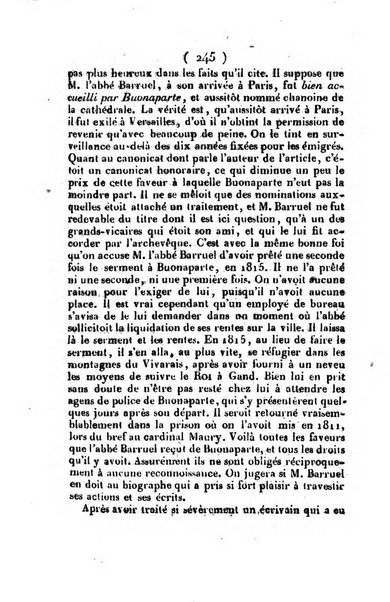 L'ami de la religion et du roi journal ecclesiastique, politique et litteraire