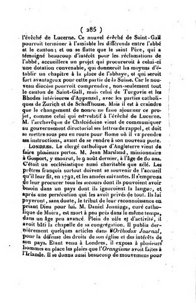 L'ami de la religion et du roi journal ecclesiastique, politique et litteraire