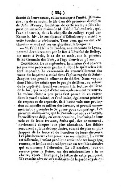 L'ami de la religion et du roi journal ecclesiastique, politique et litteraire