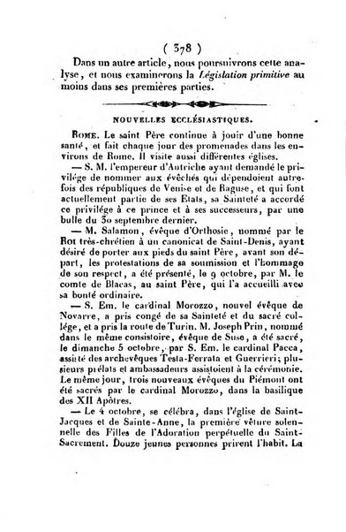 L'ami de la religion et du roi journal ecclesiastique, politique et litteraire