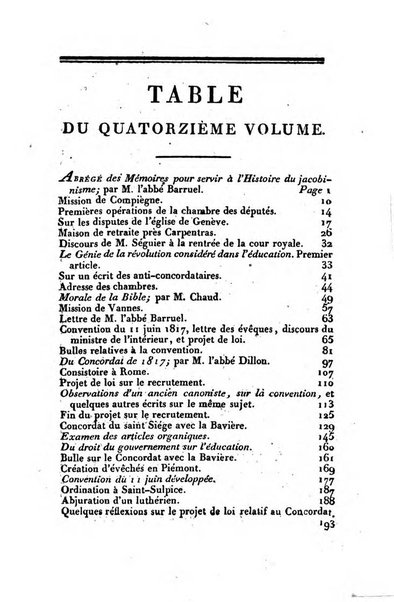 L'ami de la religion et du roi journal ecclesiastique, politique et litteraire