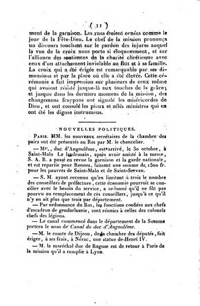 L'ami de la religion et du roi journal ecclesiastique, politique et litteraire