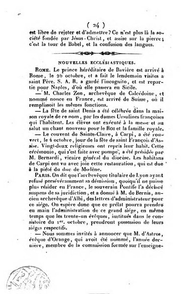 L'ami de la religion et du roi journal ecclesiastique, politique et litteraire