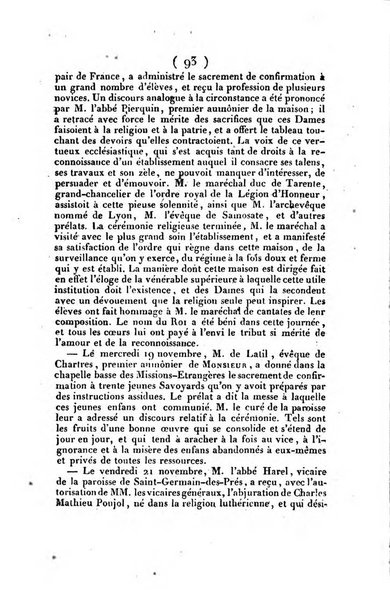 L'ami de la religion et du roi journal ecclesiastique, politique et litteraire