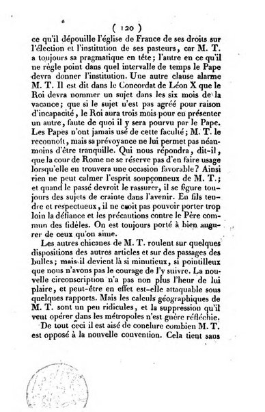 L'ami de la religion et du roi journal ecclesiastique, politique et litteraire