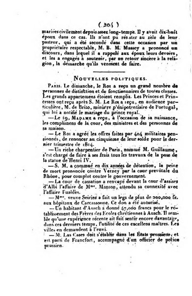 L'ami de la religion et du roi journal ecclesiastique, politique et litteraire