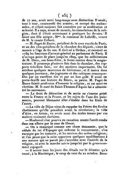 L'ami de la religion et du roi journal ecclesiastique, politique et litteraire