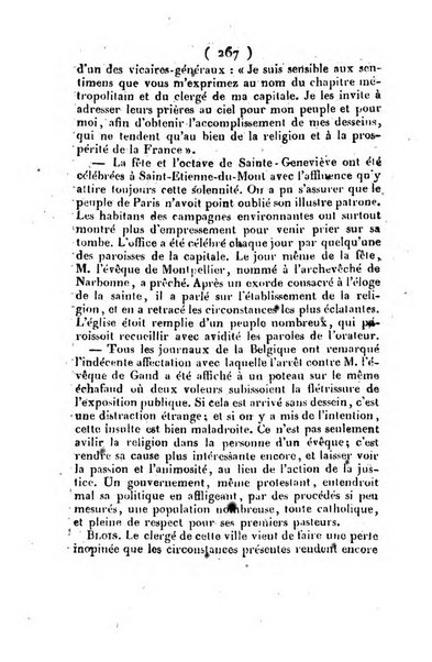 L'ami de la religion et du roi journal ecclesiastique, politique et litteraire