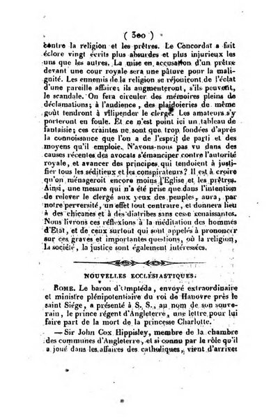 L'ami de la religion et du roi journal ecclesiastique, politique et litteraire