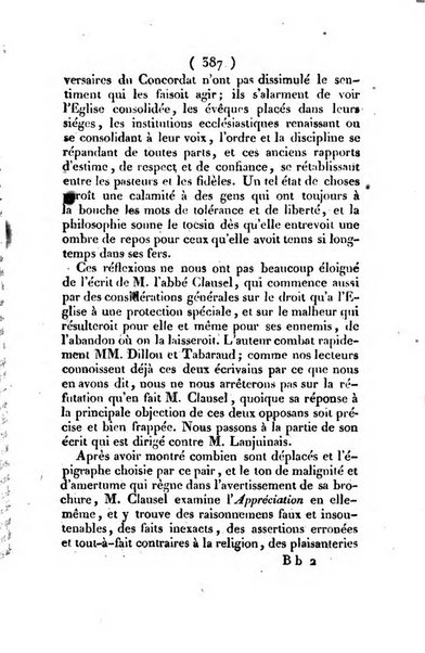 L'ami de la religion et du roi journal ecclesiastique, politique et litteraire