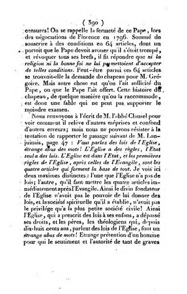 L'ami de la religion et du roi journal ecclesiastique, politique et litteraire