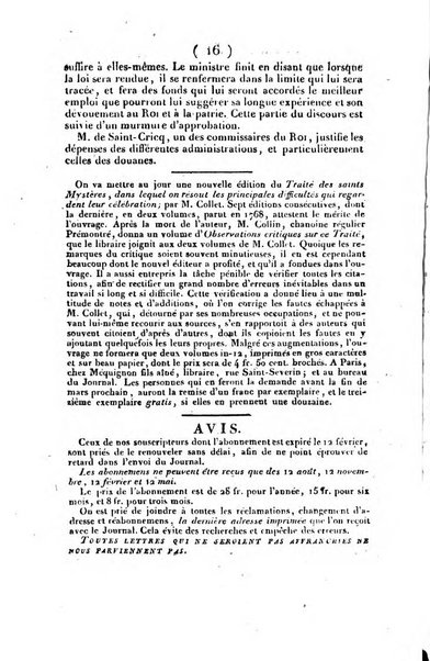 L'ami de la religion et du roi journal ecclesiastique, politique et litteraire