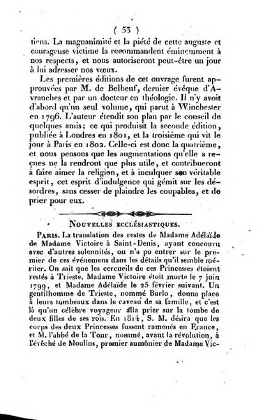 L'ami de la religion et du roi journal ecclesiastique, politique et litteraire