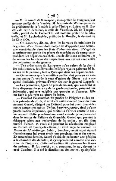 L'ami de la religion et du roi journal ecclesiastique, politique et litteraire