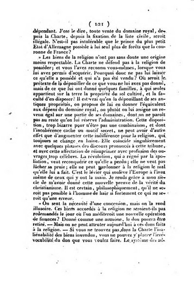 L'ami de la religion et du roi journal ecclesiastique, politique et litteraire