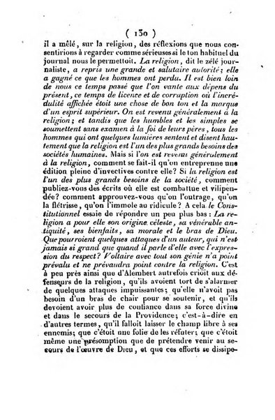 L'ami de la religion et du roi journal ecclesiastique, politique et litteraire