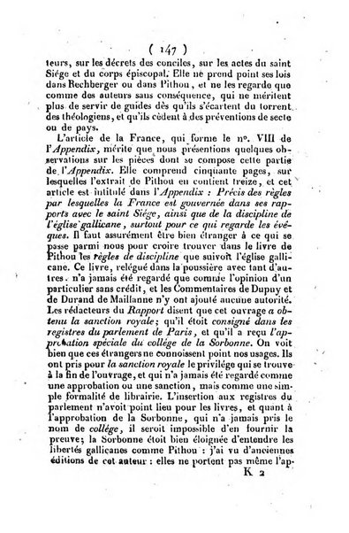 L'ami de la religion et du roi journal ecclesiastique, politique et litteraire