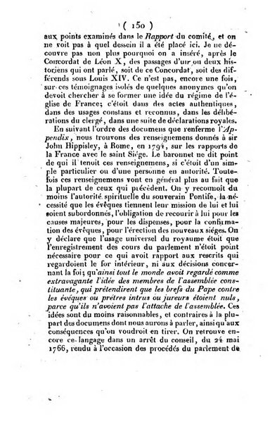 L'ami de la religion et du roi journal ecclesiastique, politique et litteraire