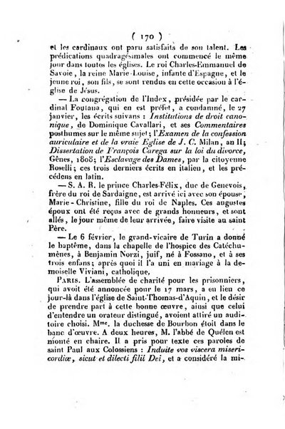 L'ami de la religion et du roi journal ecclesiastique, politique et litteraire