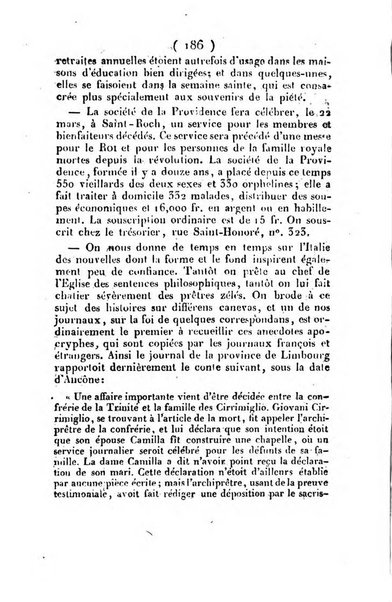 L'ami de la religion et du roi journal ecclesiastique, politique et litteraire