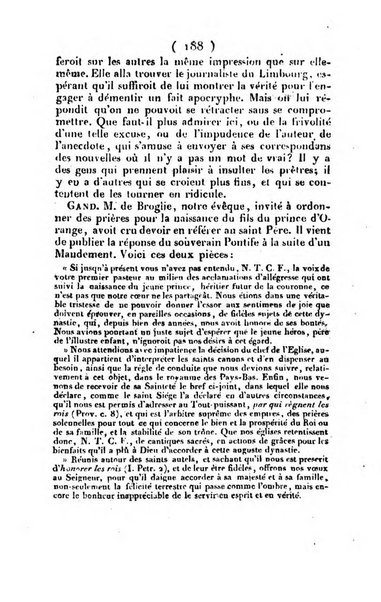 L'ami de la religion et du roi journal ecclesiastique, politique et litteraire