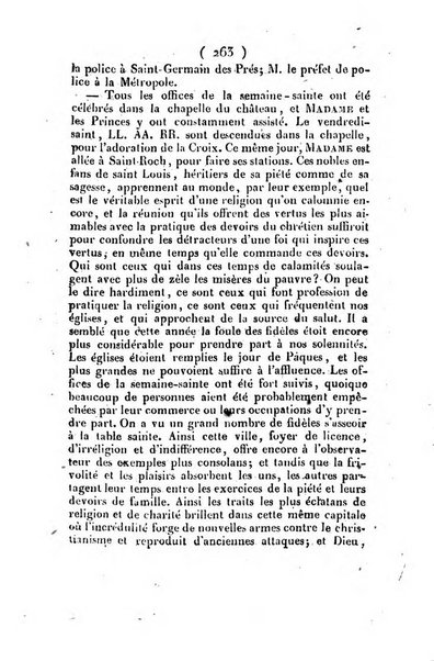 L'ami de la religion et du roi journal ecclesiastique, politique et litteraire