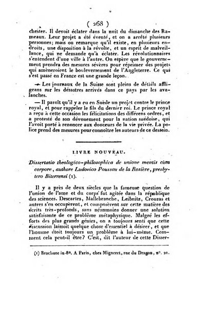 L'ami de la religion et du roi journal ecclesiastique, politique et litteraire