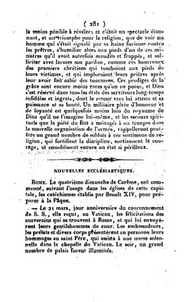 L'ami de la religion et du roi journal ecclesiastique, politique et litteraire