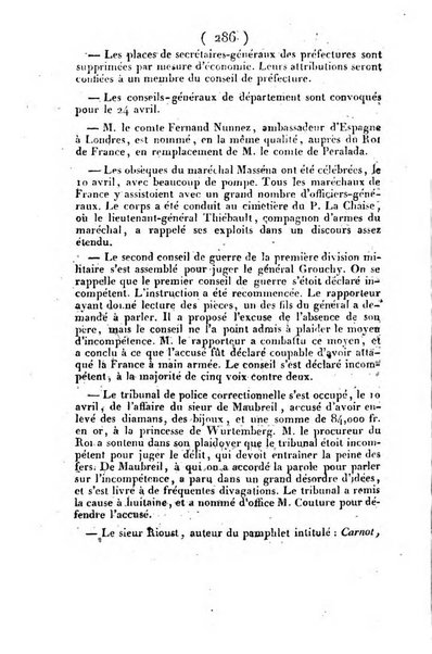 L'ami de la religion et du roi journal ecclesiastique, politique et litteraire