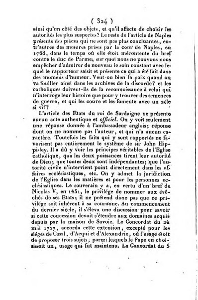 L'ami de la religion et du roi journal ecclesiastique, politique et litteraire