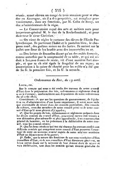 L'ami de la religion et du roi journal ecclesiastique, politique et litteraire