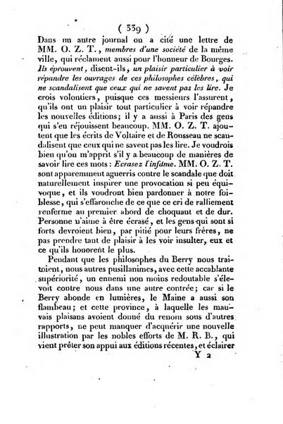 L'ami de la religion et du roi journal ecclesiastique, politique et litteraire