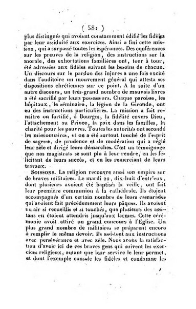 L'ami de la religion et du roi journal ecclesiastique, politique et litteraire