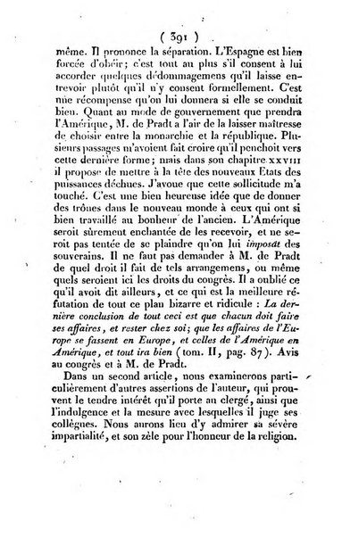 L'ami de la religion et du roi journal ecclesiastique, politique et litteraire