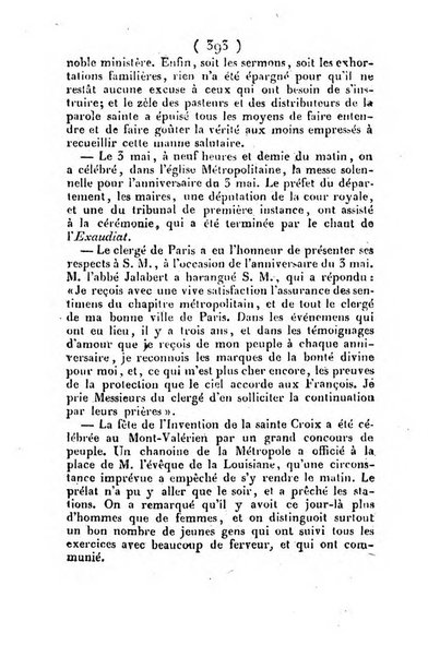 L'ami de la religion et du roi journal ecclesiastique, politique et litteraire