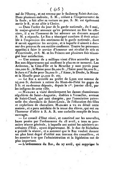 L'ami de la religion et du roi journal ecclesiastique, politique et litteraire