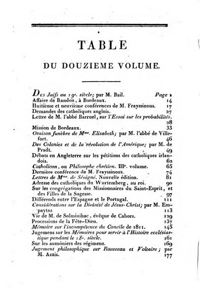 L'ami de la religion et du roi journal ecclesiastique, politique et litteraire