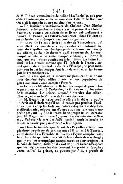 L'ami de la religion et du roi journal ecclesiastique, politique et litteraire