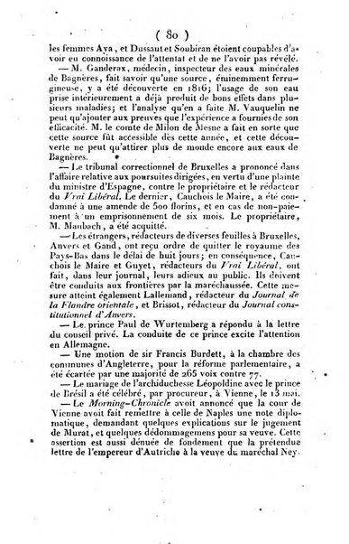 L'ami de la religion et du roi journal ecclesiastique, politique et litteraire