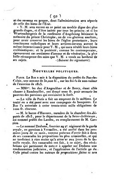 L'ami de la religion et du roi journal ecclesiastique, politique et litteraire