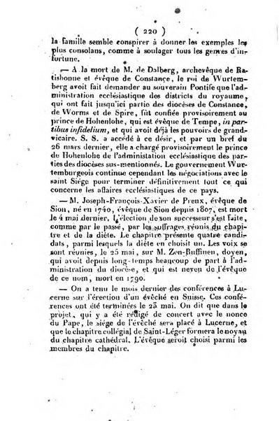 L'ami de la religion et du roi journal ecclesiastique, politique et litteraire