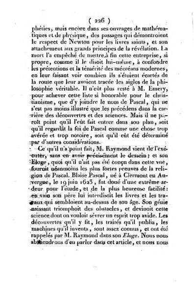 L'ami de la religion et du roi journal ecclesiastique, politique et litteraire